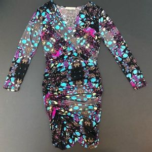 Mara Hoffman Psychedelic Print L/S mini dress